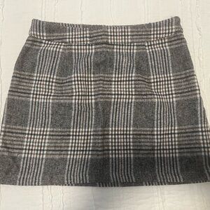 Women's Plaid High Waist Bodycon Mini Skirt